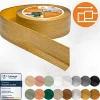 Quest Plinthe Pour Sol En Vinyle Et Pvc<Plinthe Souple Auto-Adhésive en PVC 50x20mm, 5m, Bande Flexible, Facile à Installer, sur Toutes les Surfaces, chêne