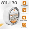 Quest Plinthe Pour Sol En Vinyle Et Pvc<Plinthe Souple Auto-Adhésive en PVC 70x20mm, 5m, Bande Flexible, Facile à Installer, Adaptée à Toutes Surfaces, blanc