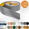 Quest Plinthe Souple Auto-Adhésive en PVC 50x20mm, 5m, Bande Flexible, Facile à Installer, sur Toutes les Surfaces, gris- Plinthe Pour Sol En Vinyle Et Pvc