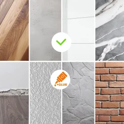 Quest Plinthe Souple Auto-Adhésive en PVC 50x20mm, 5m, Bande Flexible, Facile à Installer, sur Toutes les Surfaces, gris- Plinthe Pour Sol En Vinyle Et Pvc