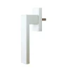 GoodHome Poignée Pour Porte-Fenêtre<Poignée alu carré blanc pour fenêtre et porte fenêtre alu blanc