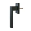 GoodHome Poignée alu carré gris pour fenêtre pvc- Poignée De Fenêtre