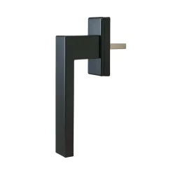 GoodHome Poignée alu carré gris pour fenêtre et porte fenêtre alu gris- Poignée Pour Porte-Fenêtre