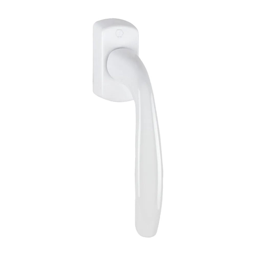 Acbat Poignée De Fenêtre<Poignée alu laqué blanc New York pour fenêtre L.128mm