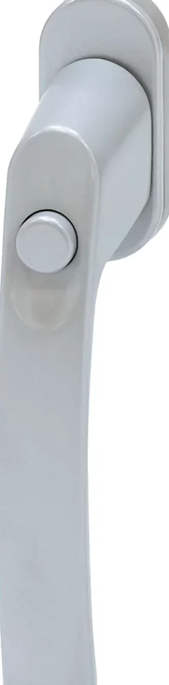 Abus Poignée de fenêtre à bouton argent- Accesoire Pour Volet