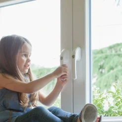Abus Accesoire Pour Volet<Poignée de fenêtre avec clé grise