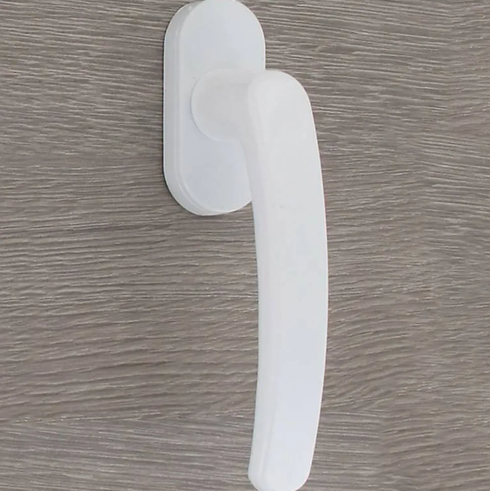 Secury-T Poignée de fenêtre oscillo-battante PVC laqué blanc RAL 9016- Poignée De Fenêtre