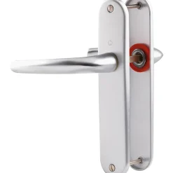 Hoppe Poignée de porte intérieure - San diego - Et Cie - Gris argent - Bec de cane - 165 mm- Poignée De Porte