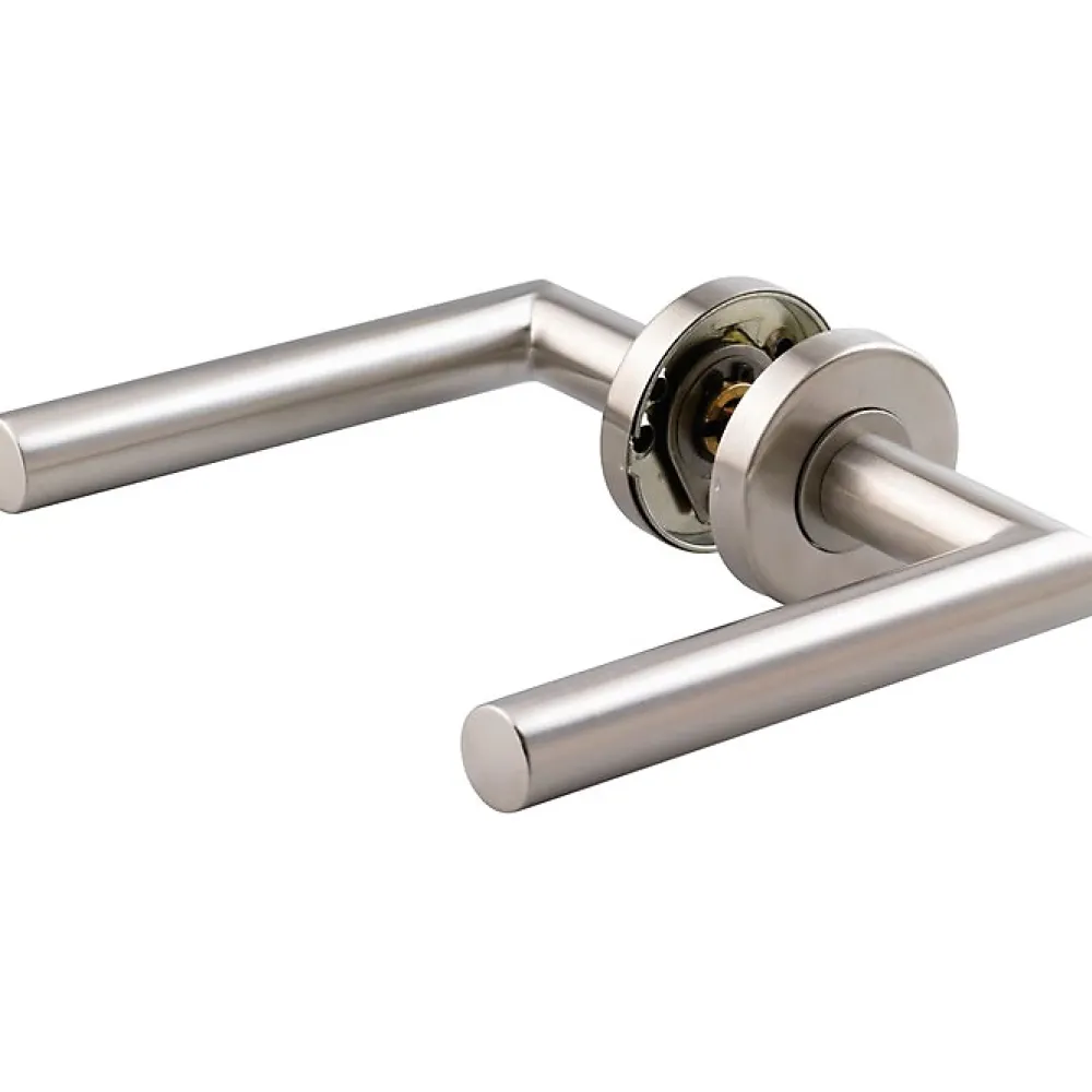 Vachette Poignée De Porte<Poignée de porte sur rosace inox - Bec de cane - LC3 -