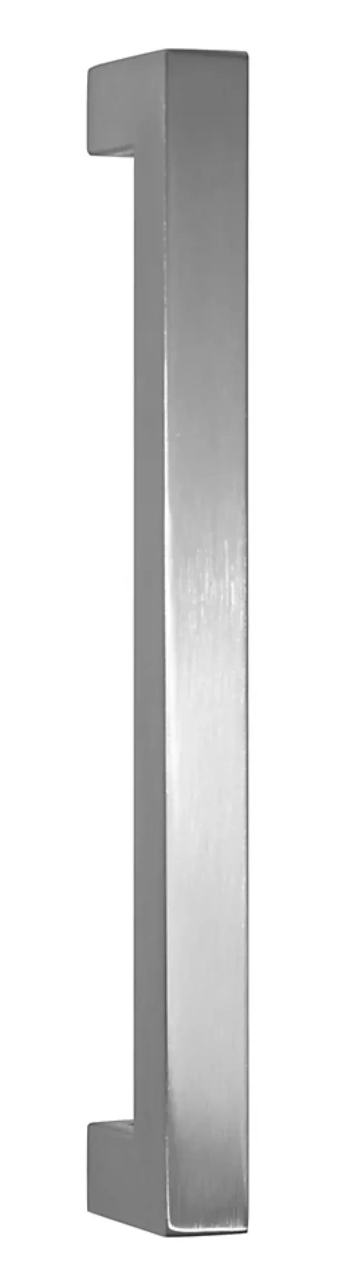 Hardwarexchange Poignée de tirage Carrée 20x20 mm - Entraxe200 mm - INOX 304 satiné- Poignée De Porte Extérieure