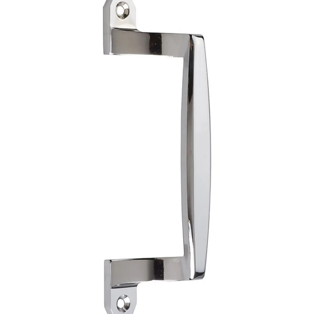 Vachette Poignée de tirage chromée déportée - 188 mm - Type 465 -- Poignée De Porte Extérieure