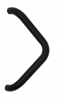 Hardwarexchange Poignée De Porte Extérieure<Poignée de tirage Diamètre 32 mm - Entraxe350 mm - INOX 304 Laqué RAL 9005 Noir Mat