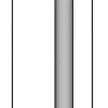 Hardwarexchange Poignée de tirage Diamètre 30 mm - Entraxe350 - S80 - A70 - L500 mm - inclinée 45 - INOX 304 satiné- Poignée De Porte Extérieure
