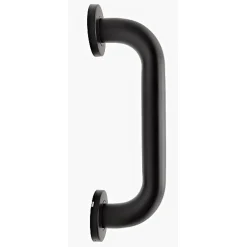 Klose Besser Poignée de Tirage "Noir Black Matt" Diam.25 mm / Axe 200 mm- Poignée De Porte Extérieure