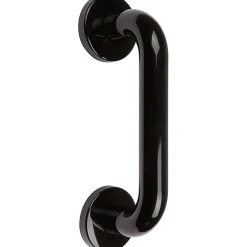 Normbau Poignée de tirage noire - Diamètre 23 x 183 mm - NY.75.23 -- Poignée De Porte Extérieure