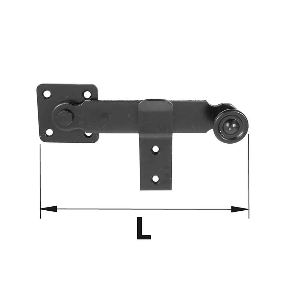 Afbat - Tb Industrie Sas Accesoire Pour Volet<Poignée fléau avec support noir acier L.190 mm Afbat