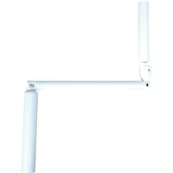 Afbat Poignée manivelle ø 12 mm blanc- Accesoire Pour Volet