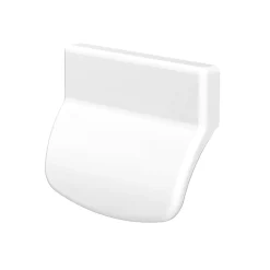 Acbat Poignée PVC blanc pour porte-balcon L.70mm- Poignée Pour Porte-Fenêtre