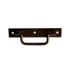 Afbat - Tb Industrie Sas Poignée sur platine Afbat acier noir l.160 mm- Accesoire Pour Volet