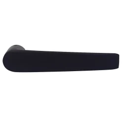 Poignée De Porte Extérieure<Poignée sur rosace Incurvé à visser Lizio aluminium mat noir