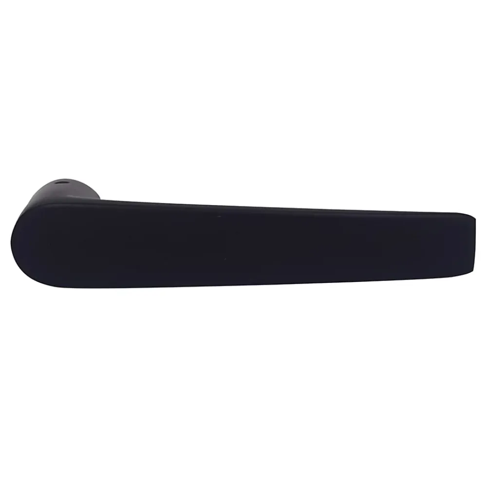 Poignée De Porte Extérieure<Poignée sur rosace Incurvé à visser Lizio aluminium mat noir