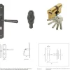 Gd Menuiseries Porte D'Entrée<Poignee, Barillet, Bouton De Porte D'entre 010403rfp
