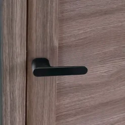 Secury-T Poignée De Porte<Poignées de porte sur rosace oblongue noir mat - Modèle Marina