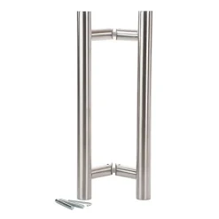 Klose Besser Poignée De Porte Extérieure<Poignées de Tirage "" Paire de bâtons de Maréchal 600 mm - Oblique - Inox 316