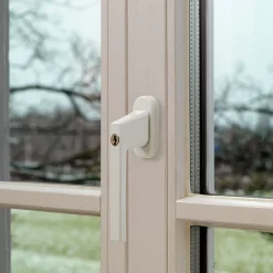 Abus Poingée de fenêtre à clé blanche- Accesoire Pour Volet