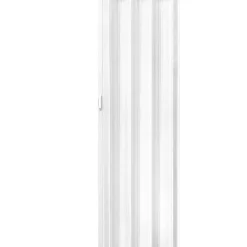 Tectake Porte Coulissante<Porte accordéon Profil à double paroi avec poignée coulissante 80 x 203 cm blanc