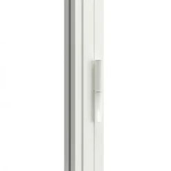 Schulte Bloc Porte<Porte complète intérieure en verre avec cadre 83x211cm - transparent - blanc mat - droite