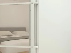 Schulte Bloc Porte<Porte complète intérieure en verre avec cadre 83x211cm - transparent - blanc mat - gauche
