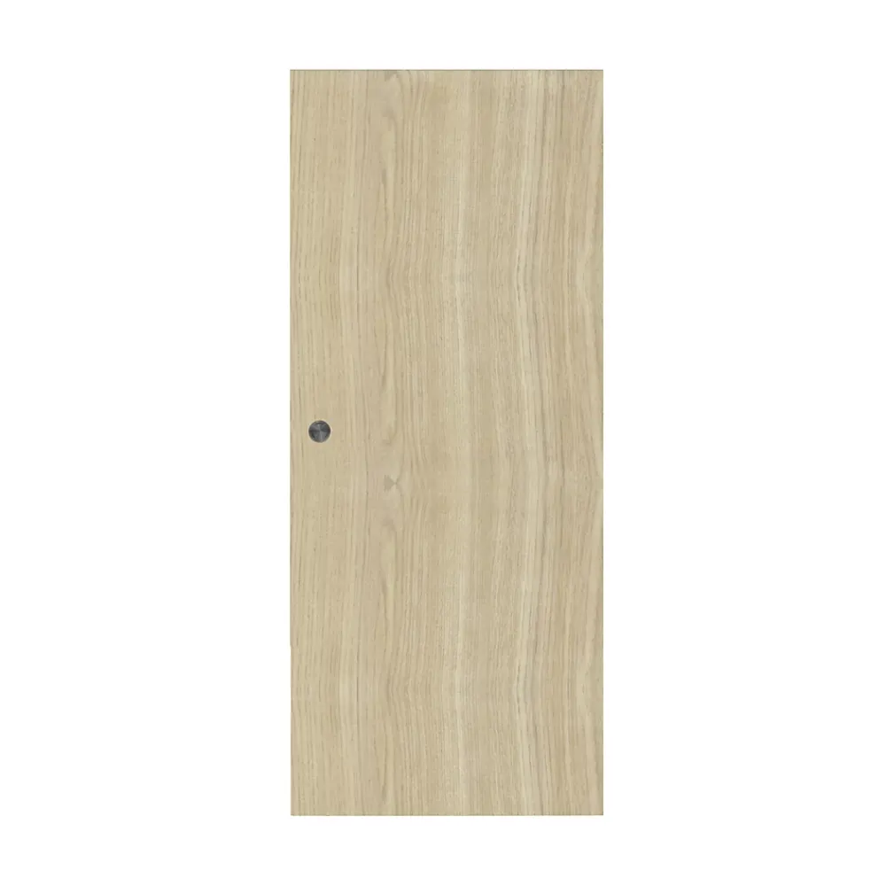 Porte coulissante Alpille effet chêne naturel H.204 x l.83 cm- Porte Coulissante
