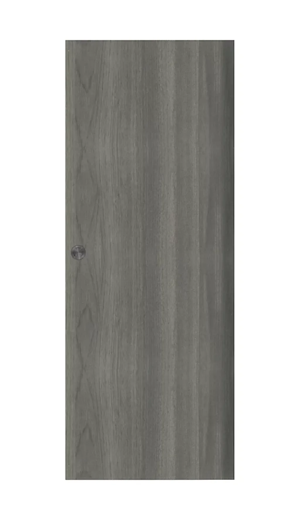 Porte coulissante Alpille effet bois gris H.204 x l.83 cm- Porte Coulissante