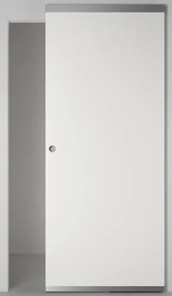 Porte Coulissante<Porte coulissante Arithmos laqué blanc H.204 x l.73 cm