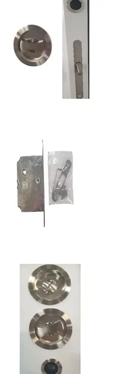 Gd Menuiseries Porte Coulissante<Porte Coulissante Atelier Noir Vitre Depoli H204 X L83, Galandage, Kit Finition