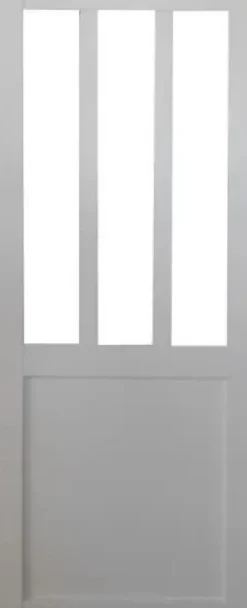 Gd Menuiseries Porte Coulissante<Porte Coulissante Atelier Blanc H204 X L73