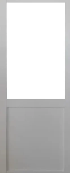 Gd Menuiseries Porte Coulissante<Porte Coulissante Atelier Blanc H204 X L93 Sans Meneau, Coquilles Blanc