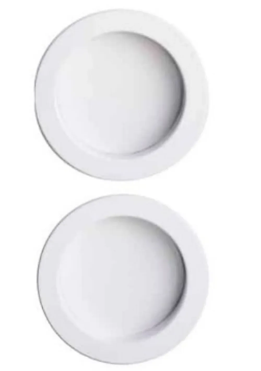 Gd Menuiseries Porte Coulissante<Porte Coulissante Atelier Blanc Vitre Depoli H204 X L73, Rail Alu, Coquilles Blanc