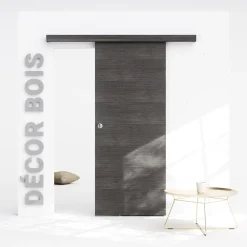Coulicool Porte Coulissante avec Rail - Costa Rica 83 cm - Sans butée- Porte Coulissante
