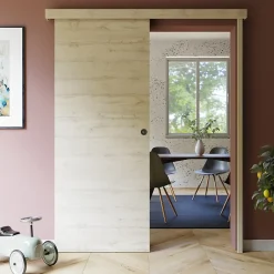 Coulicool Porte Coulissante<Porte Coulissante avec Rail + Serrure - Tokyo 83 cm