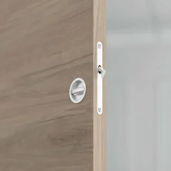 Coulicool Porte Coulissante avec Rail + Serrure - Denver 83 cm- Porte Coulissante