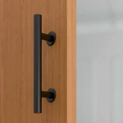 Coulicool Porte Coulissante avec Rail + Poignée Verticale - Alizés 73 cm- Porte Coulissante
