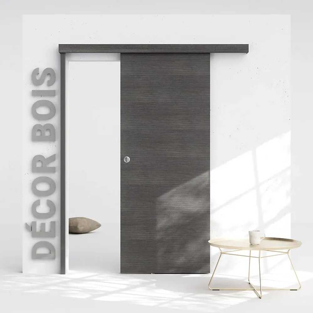 Coulicool Porte Coulissante<Porte Coulissante avec Rail - Costa Rica 83 cm - Avec butée