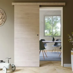 Coulicool Porte Coulissante avec Rail - Denver 83 cm - Sans butée- Porte Coulissante