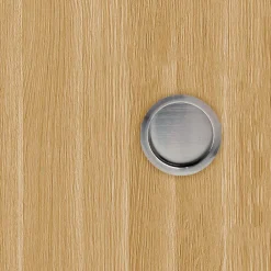 Reivilo Porte Coulissante<Porte coulissante cloison April 73 cm avec cuvette ronde chromée