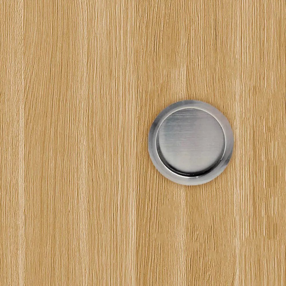 Reivilo Porte Coulissante<Porte coulissante cloison April 73 cm avec cuvette ronde chromée