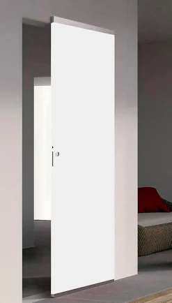 Porte coulissante Exmoor blanc H.204 x l.83 cm- Porte Coulissante