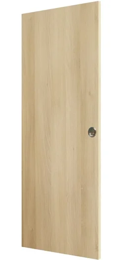 Gd Menuiseries Porte Coulissante Honey Oak H204 X L93, Coquilles- Porte Coulissante