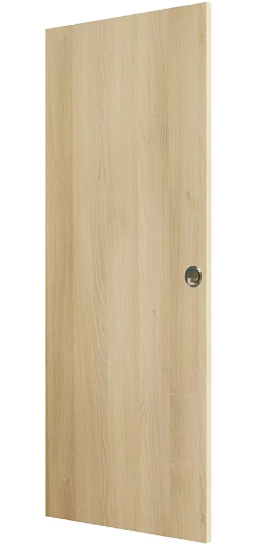 Gd Menuiseries Porte Coulissante Honey Oak H204 X L93, Coquilles- Porte Coulissante